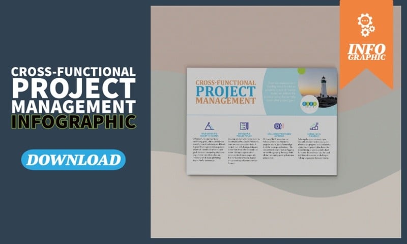 cross-functional project management infographic call to action